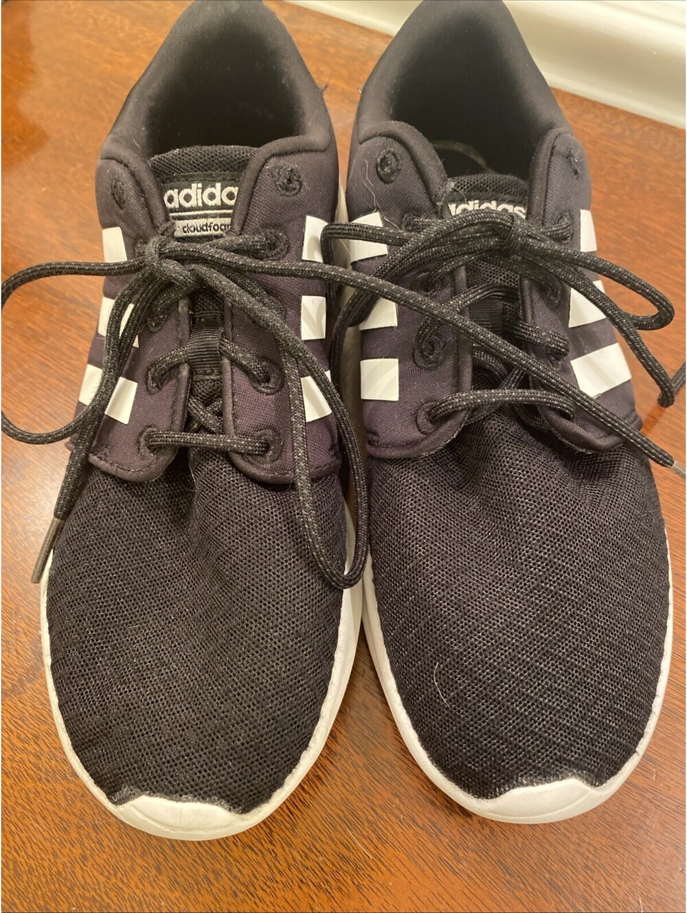 Adidas Cloudfoam QT Racer Women's Running Shoes Black Size 7.5M
